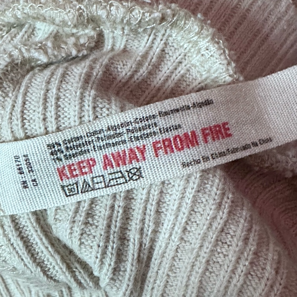 Free People Beach Ribbed Mock Neck Drop Shoulder Sweater - Picture 9 of 11